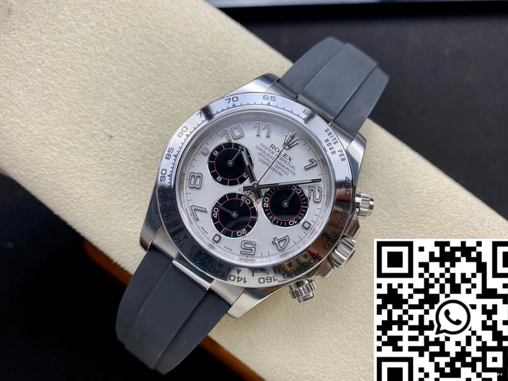 Clean Daytona Silvery White Cosmograph Rolex Dial Factory 116519 0324